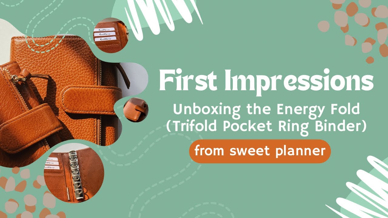 FIRST IMPRESSIONS: Unboxing the Sweet Planner Trifold Pocket Ring Binder