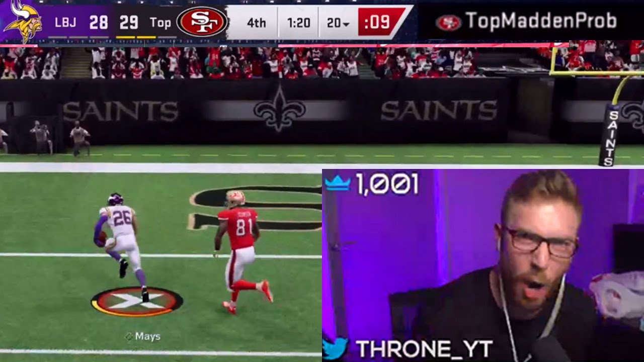 Трон сталкивается с ПРОБЛЕМОЙ (Величайший игрок Madden всех времен)