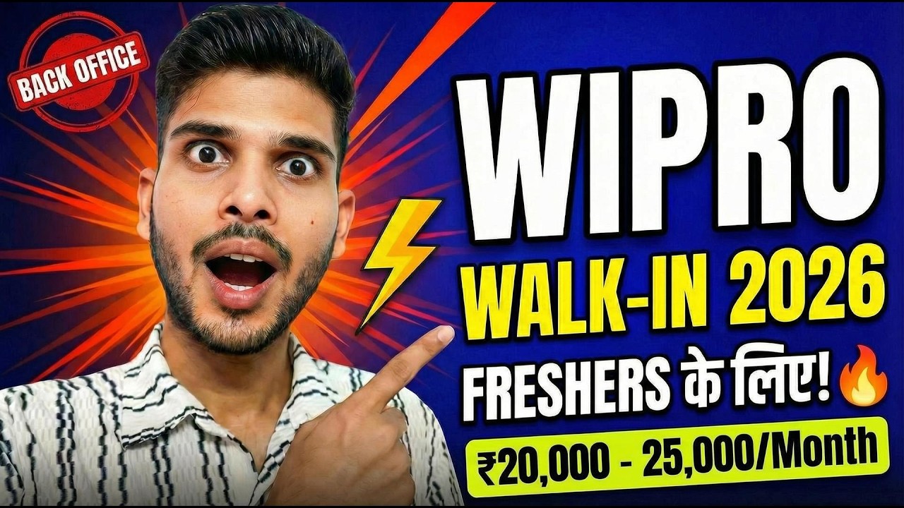Wipro Fresher Walk-In 2026 😱 | Back office | The Ravi Vlogs