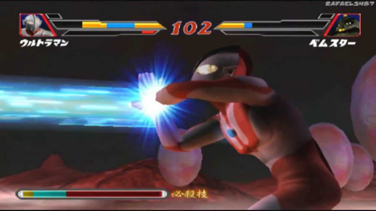 Ultraman Fighting Evolution 2 (Ultraman) vs (Bemstar) HD