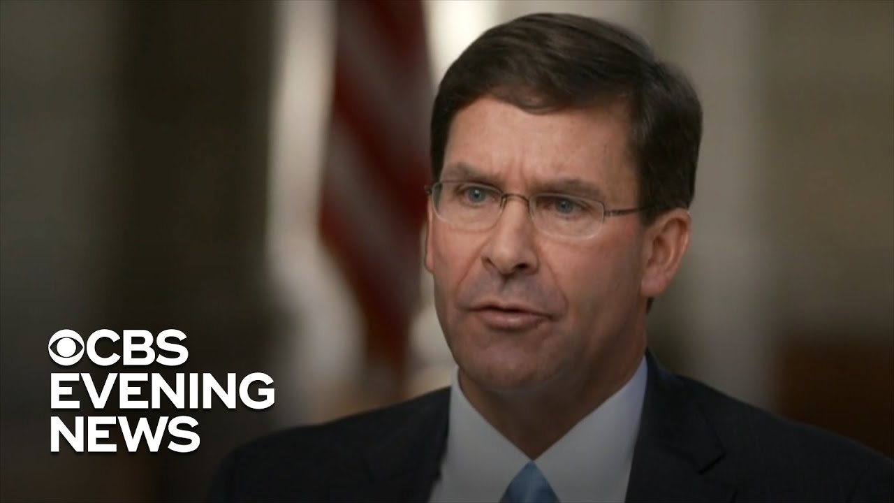 Trump wanted to launch missiles into Mexico, Mark Esper says