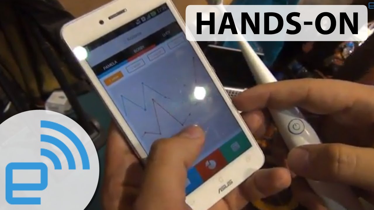 Smart toothbrush 'Kolibree' at CES 2014 | Engadget