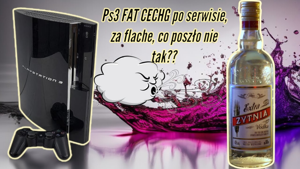PS3 Fat za butelkę wódki? Naprawiam konsolę, która wyje jak ODKURZACZ! �➡️🎮