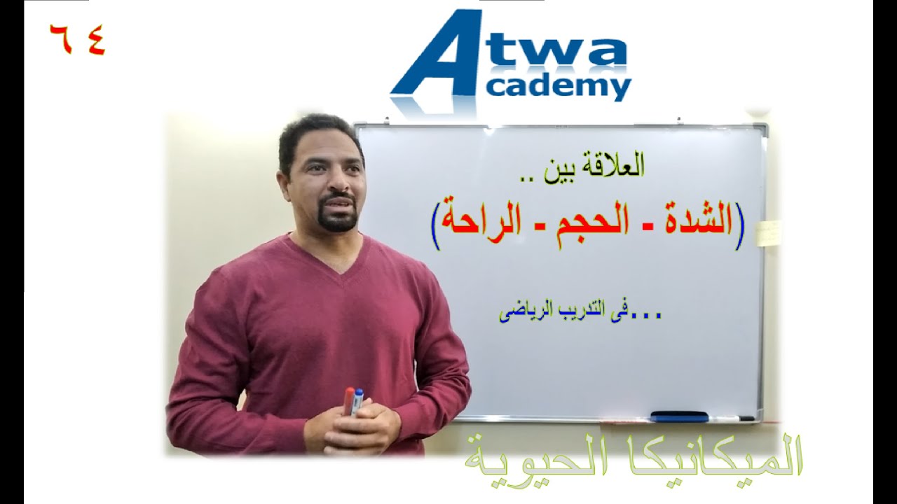 معرفتك لـ        الحجم - والشدة - والراحة ----------  تخلليك مدرب ناجح