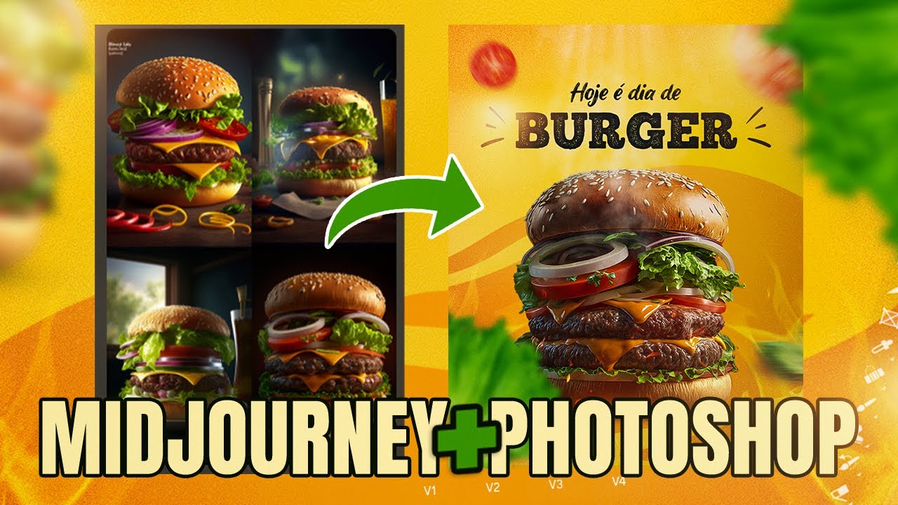 Usando o MIDJOURNEY + PHOTOSHOP para criar uma arte para SOCIAL MEDIA