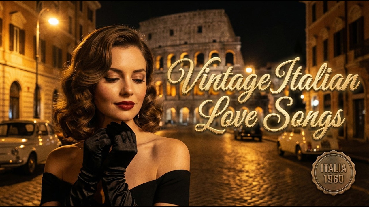 Relax with the BEST Italian Love Songs of the 1960s | Vintage Love Songs & Cinematic Nostalgia 🖤