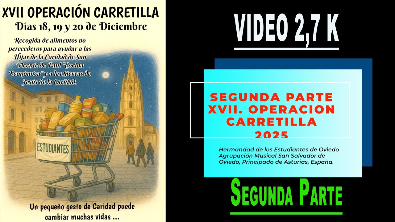 SEGUNDA PARTE  XVII  OPERACIONAL CARRETILLA 2025  HERMANDAD DE LOS ESTUDIANTES DE OVIEDO, ASTURIAS.