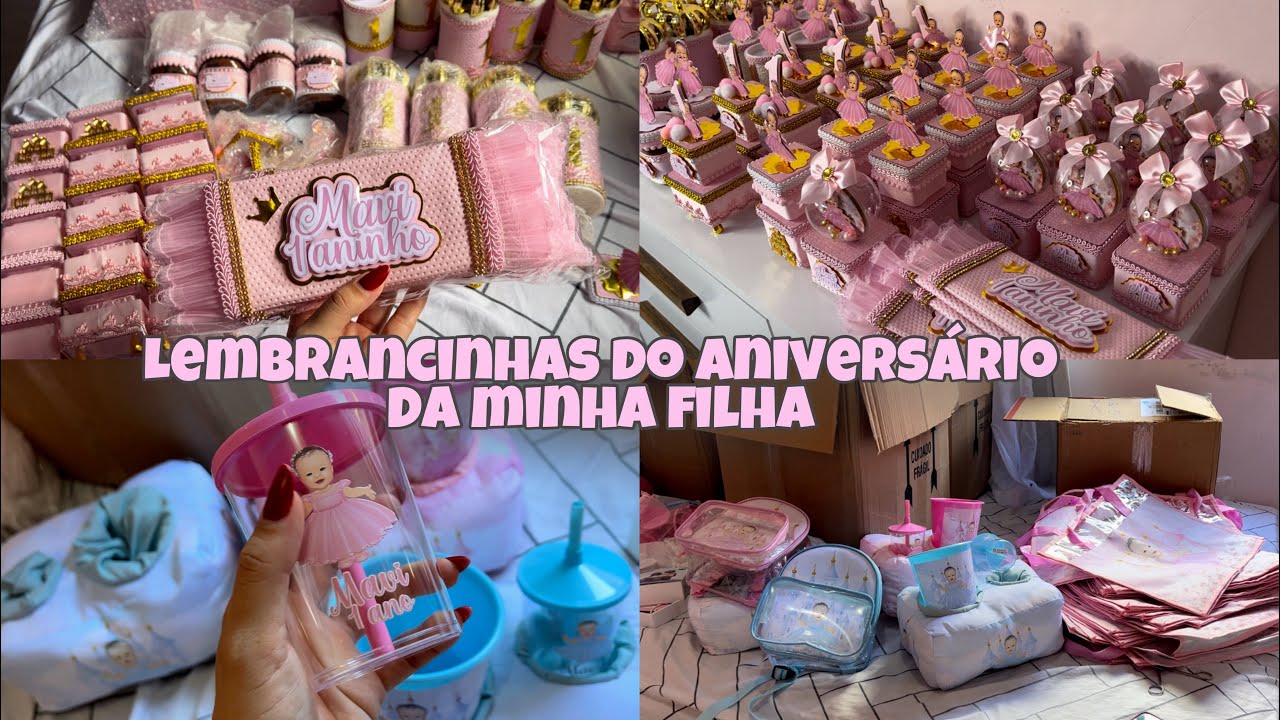 PERSONALIZADOS DE LUXO , LANCHEIRAS E LEMBRANCINHAS DO ANIVERSÁRIO DA MINHA FILHA