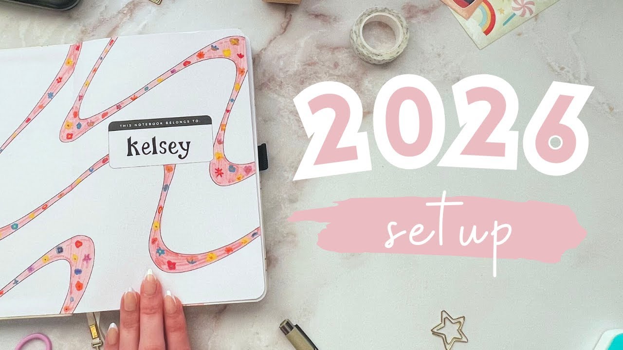 2026 Bullet Journal Setup | Bujo Tips on How to Start a Journal