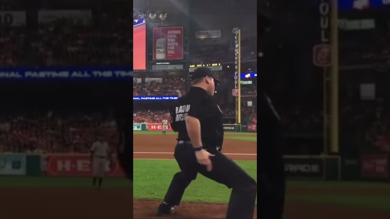 Houston Astros&rsquo; Dancing Security Gaurd🔥#shorts