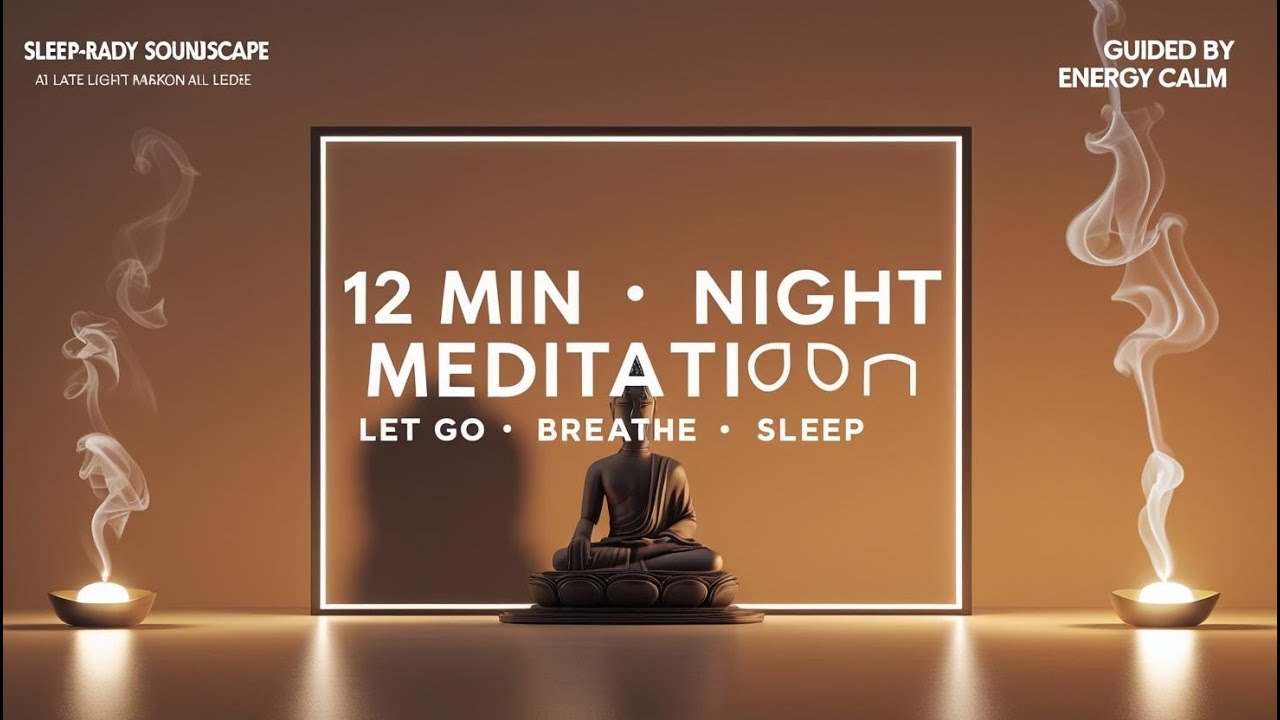 Night Meditation &ndash; 12 Minutes to Let Go, Breathe & Sleep Peacefully