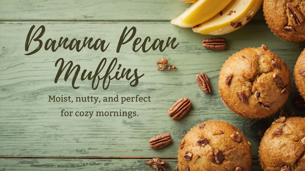 Banana Pecan Muffins