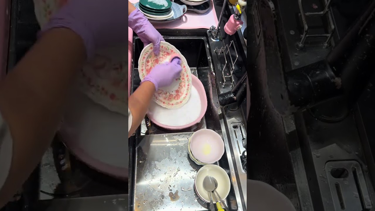 Immersive Dishwashing ASMR with Office Gossip - A Soothing Audio Experience