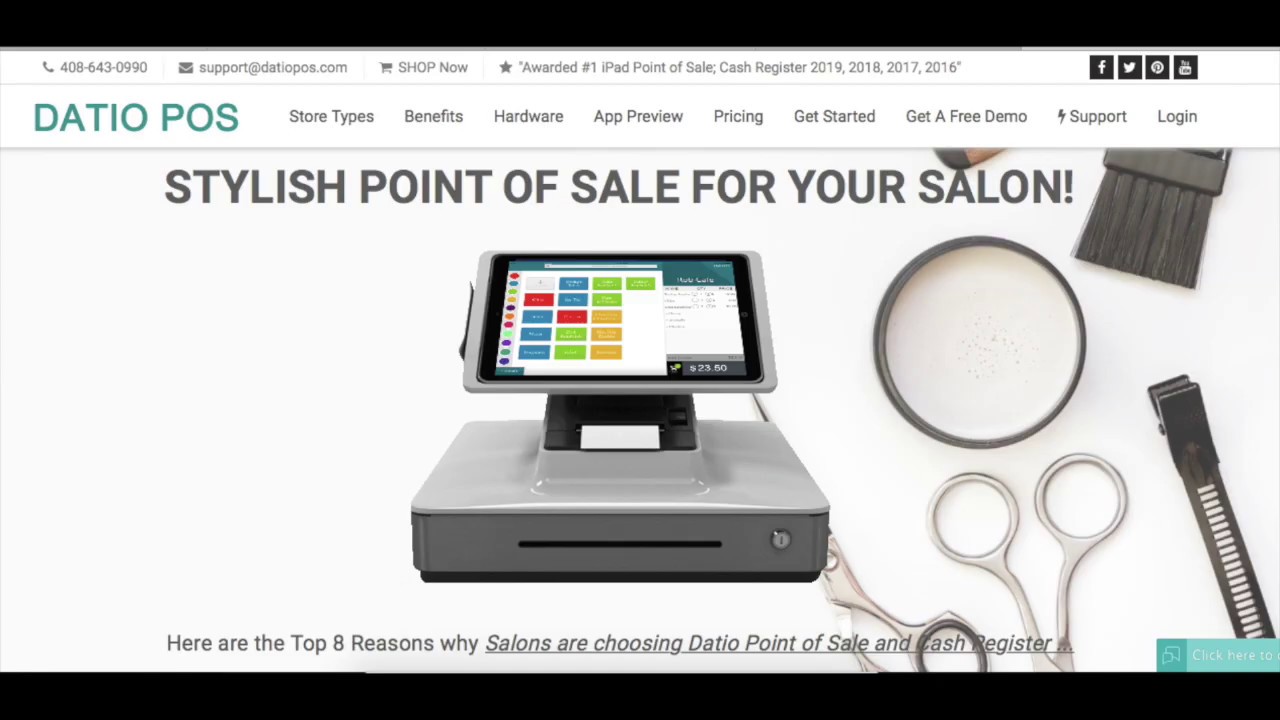 DATIO POS FOR SALON, #1 Point of Sale for Salon, Barber Shop.