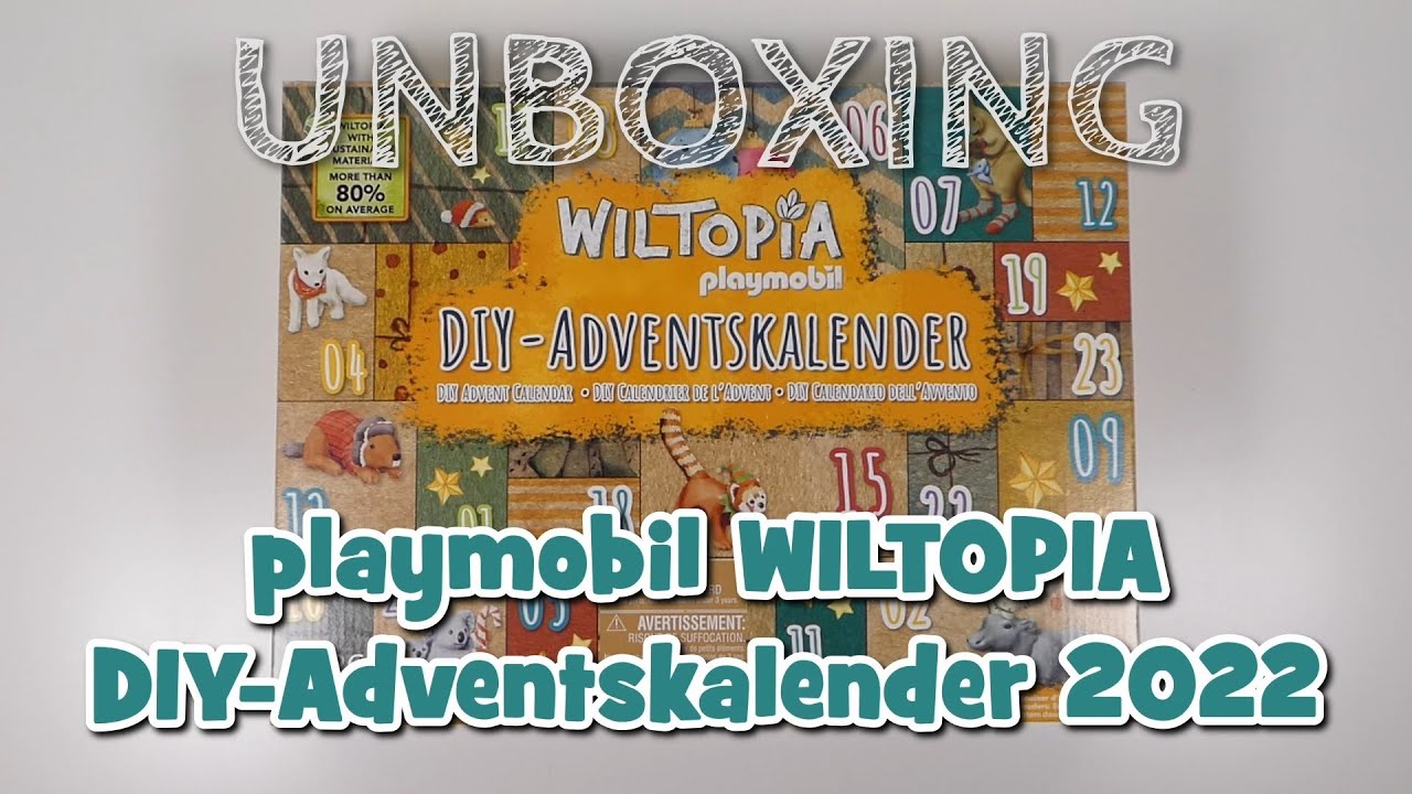 playmobil WILTOPIA DIY-Adventskalender 2022 (71006) | UNBOXING