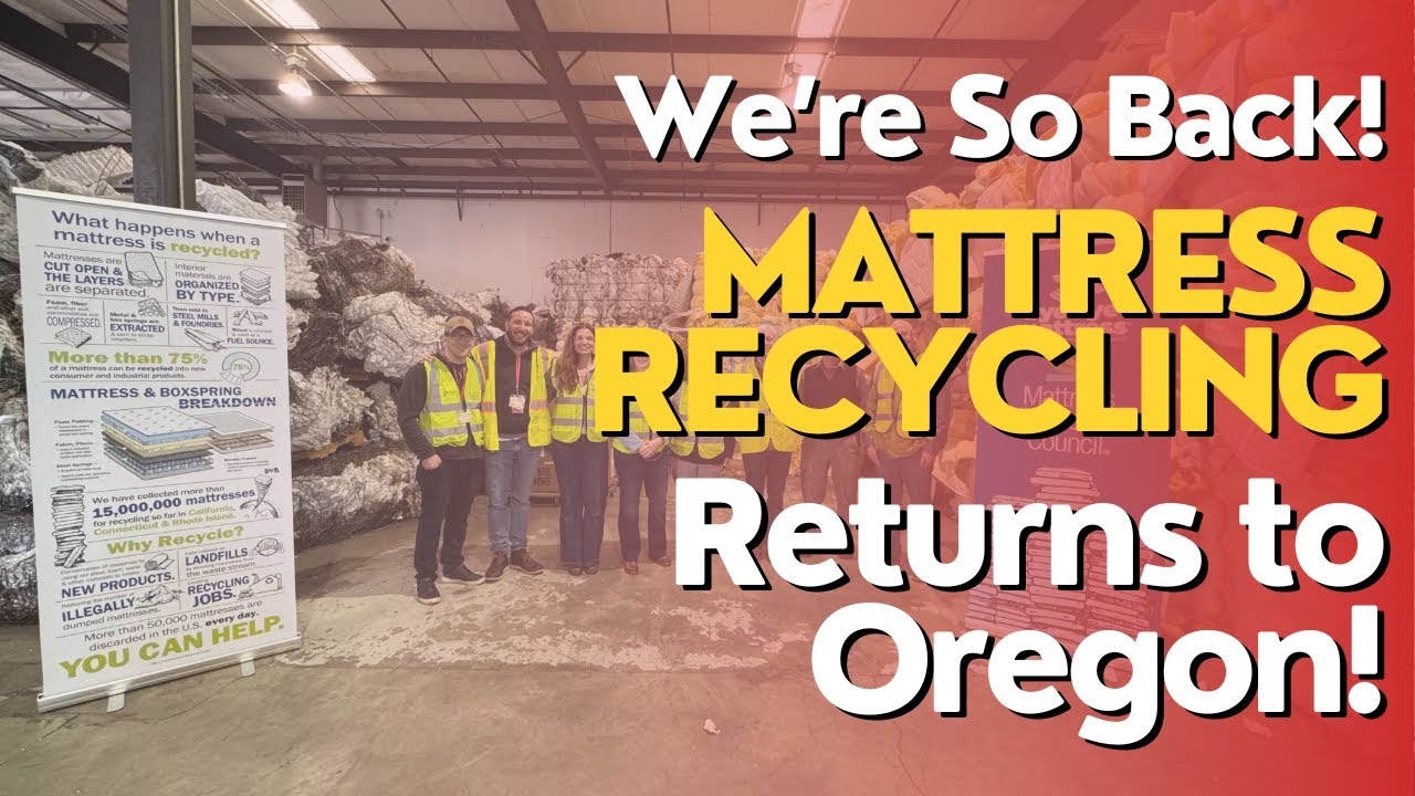 Mattress Recycling Program takes effect in Oregon.
