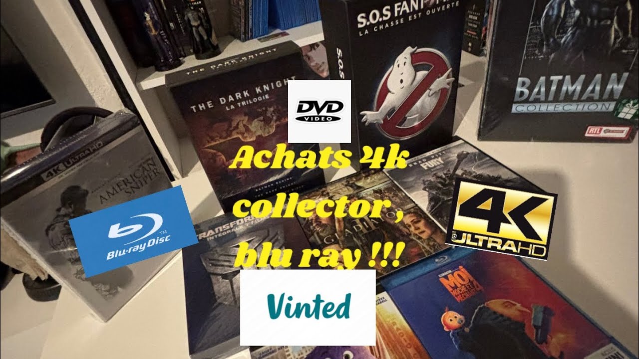 Achats 4k collector , blu ray , dvd !!!