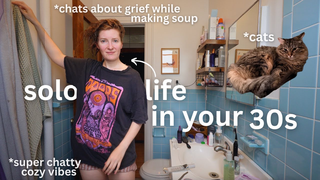 Life alone in NYC ⎸ Days off resetting my life, making chili & missing my Dad 🩷