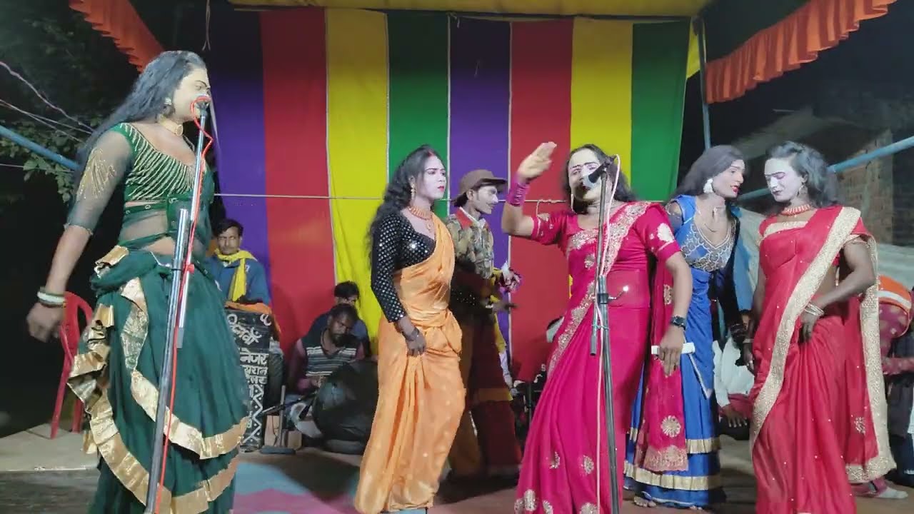 गंगापार के कलाकारों के साथ Korash dance #करिश्मा_रानी #जयमांगंगेथरीएट्रिकलसंगीतपीतों