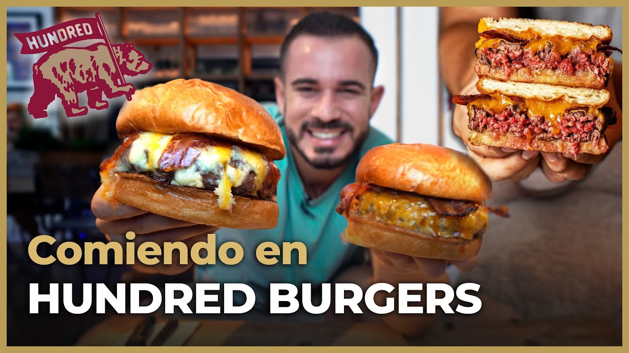 Las MEJORES HAMBURGUESAS de TODA ESPAÑA: HUNDRED BURGERS.