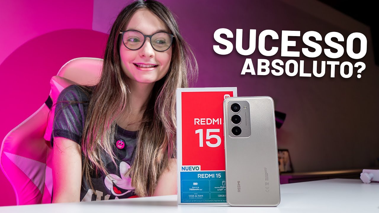 Redmi 15 - NOVO intermedi&aacute;rio da XIAOMI com 7000MAH de bateria e MAIS! Primeiras Impress&otilde;es!