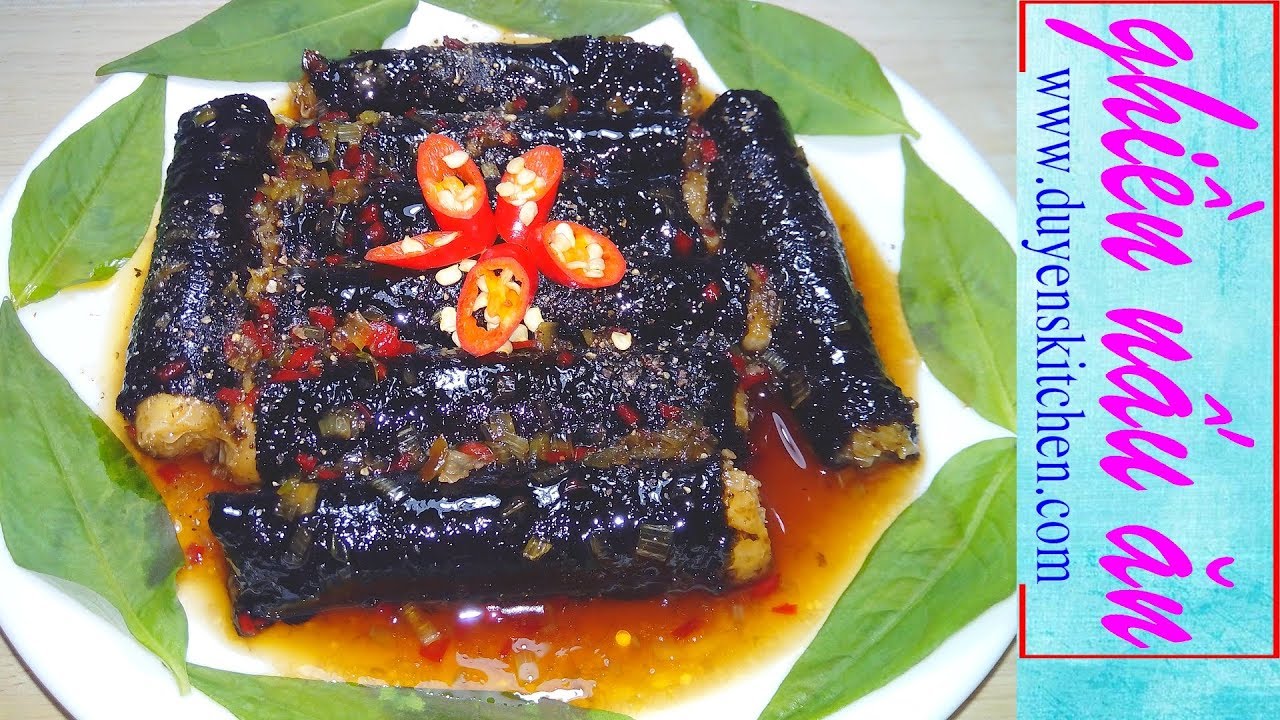 Rong Biển Cuộn Kho Tiêu Tạm Gọi Cá Kèo Chay Kho Tiêu | Món Ăn Chay By Duyen's Kitchen | Ghiền nấu ăn