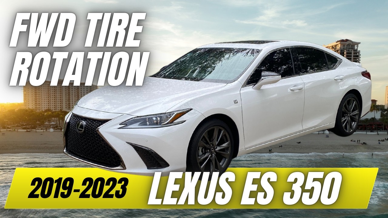 Перестановка шин на переднем приводе Lexus ES 350 своими руками