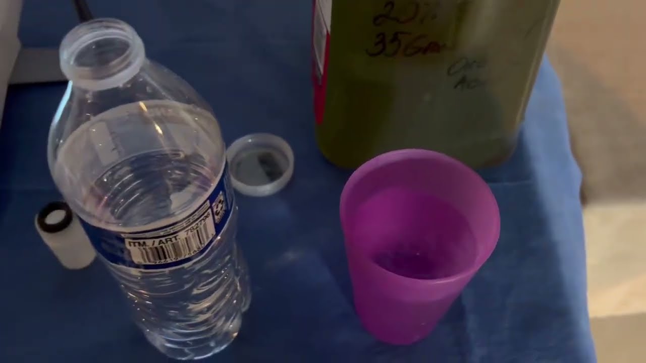 PH-ul la siropul cu acid oxalic, tratament prin picurare.