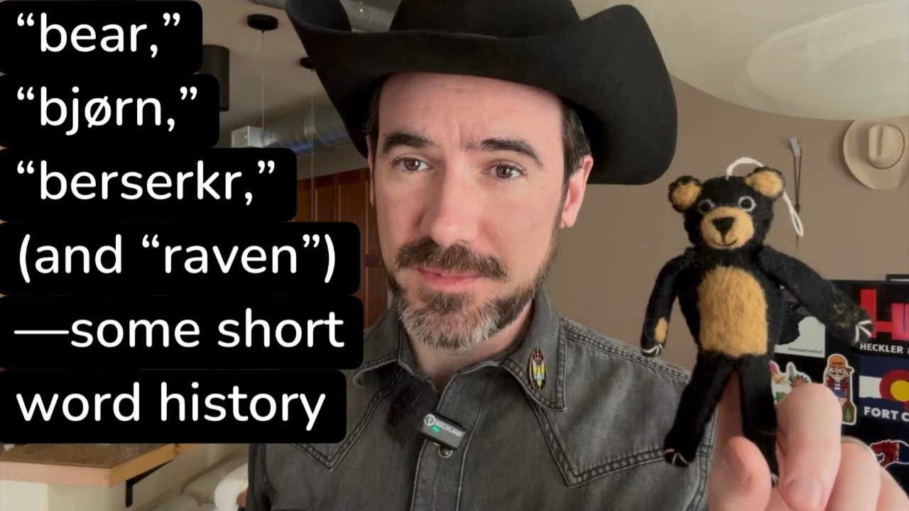bear, bjørn, berserkr, raven: some interconnected word histories