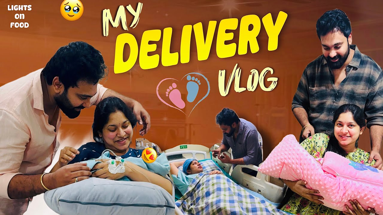 My Delivery vlog 🥺| My Delivery Story 🤱Gender Revealling😍#harithareddy #lightsonfood 