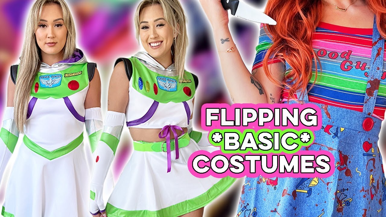 Buying *Basic* Halloween Costumes & DIYing Them 2022