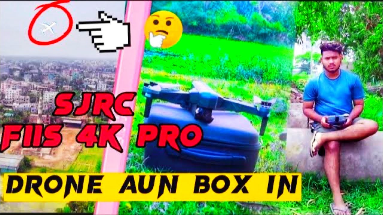 মাত্র অল্প টাকায় দামি ড্রোন SJRC F11s 4kPro Drone |Best Drone AunBox in Bangla Video 2023 #rayhanbtd