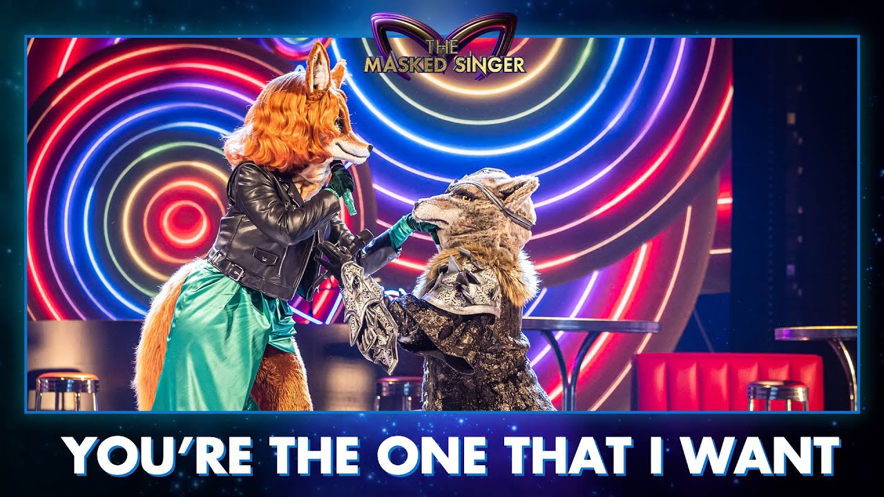 Foxy Lady & Wolf - ‘You’re The One That I Want’ | The Masked Singer | seizoen 3 | VTM