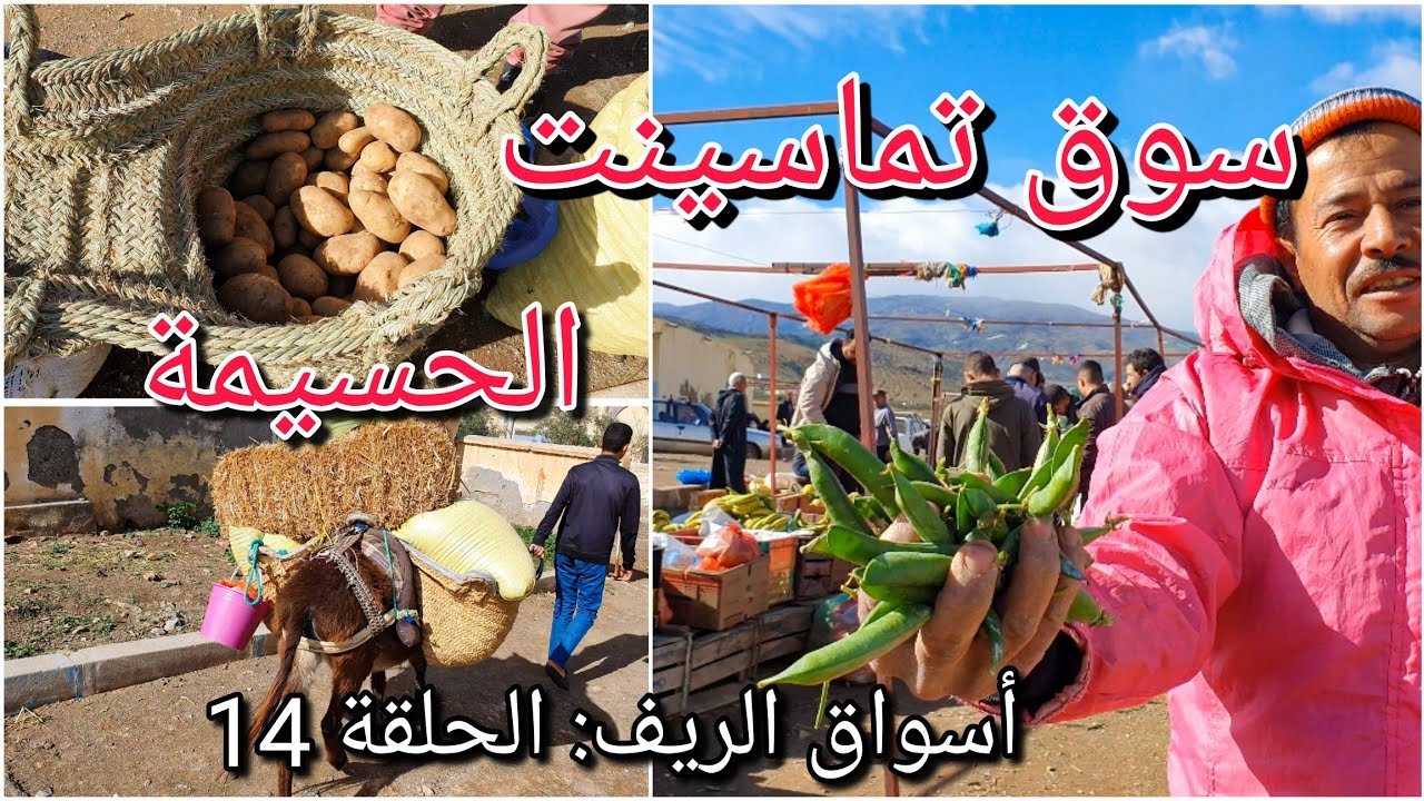 السوق الأسبوعي تماسينت |أسواق الريف الحلقة 14 souk tamassint