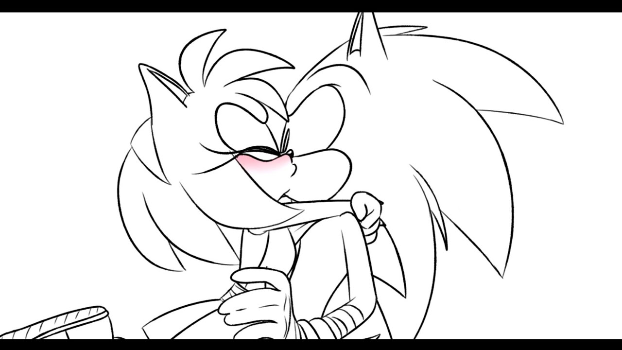 SonAmy Comic Dub — Флирт? (1-2) от @SherryDoodlez