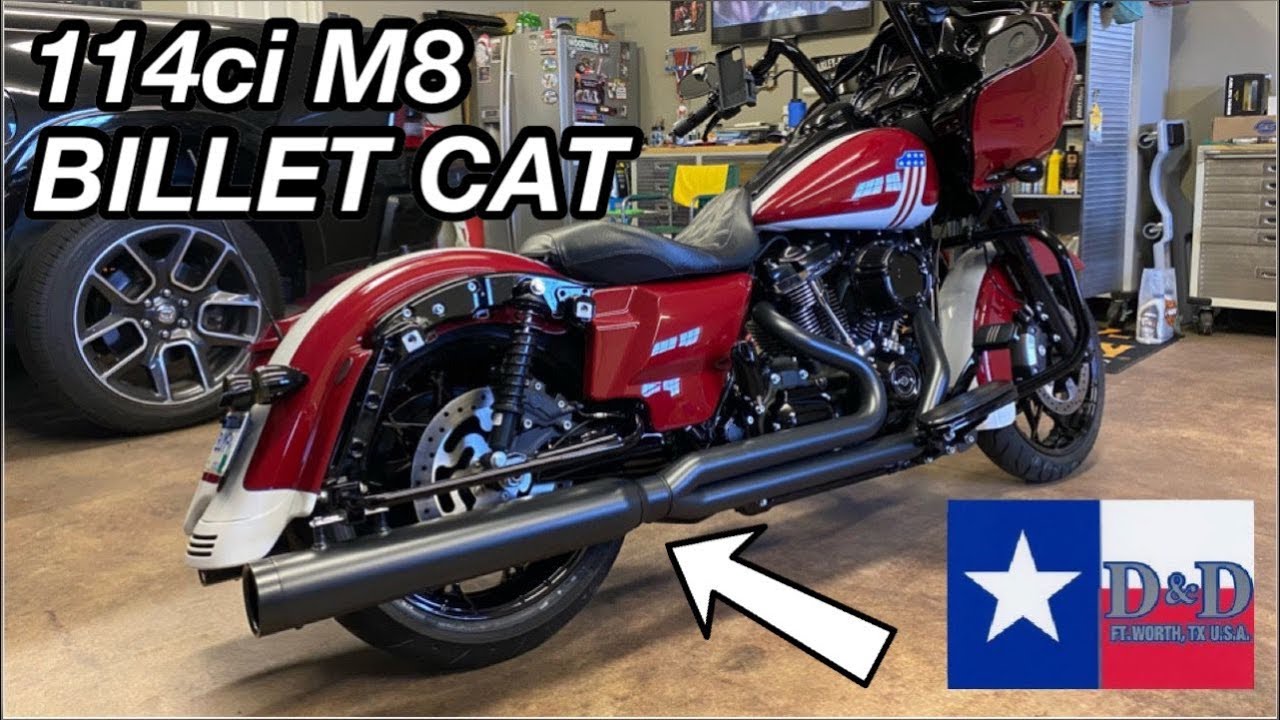 2020 HARLEY DAVIDSON ROAD GLIDE D&D BILLET CAT EXHAUST INSTALL! *NEW VORTEX BAFFLE*
