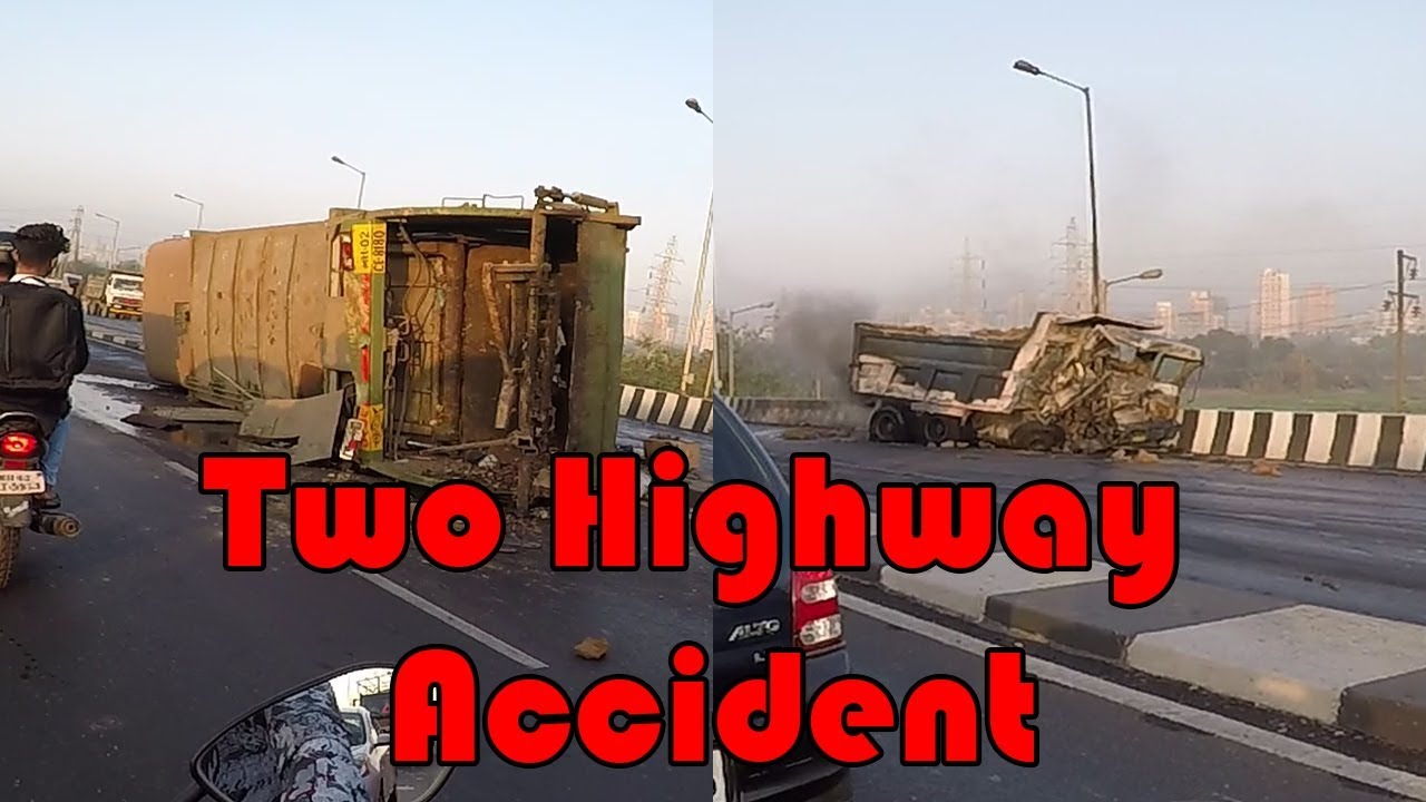 Two Highway Accident Together at Same time & One Place