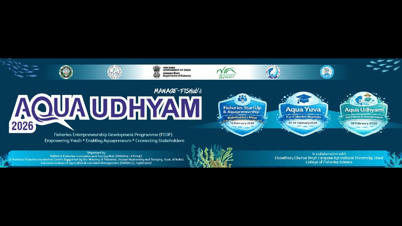 🌊 AQUA UDHYAM 2026 || CCSHAU