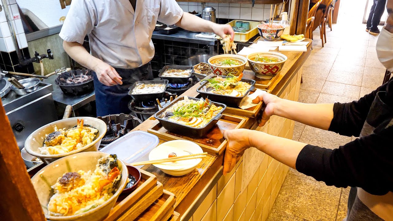 ここは絶対ハズせない！！注文が殺到する大阪老舗うどん店で日本人共通の一杯丨Udon Noodles in Osaka