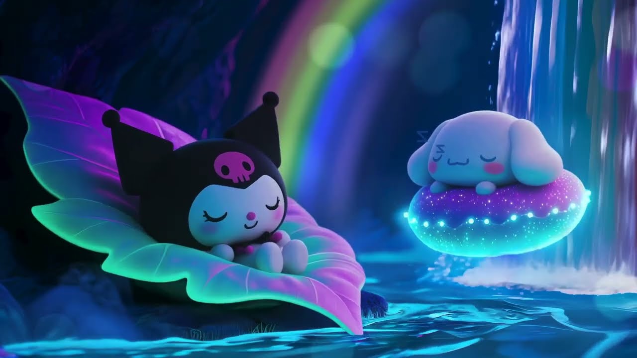 МГНОВЕННЫЙ СОН! 🌈 Колыбельная «Радужная водопадная песня» от Kuromi & Cinnamoroll | ЛЕКАРСТВО ОТ ...