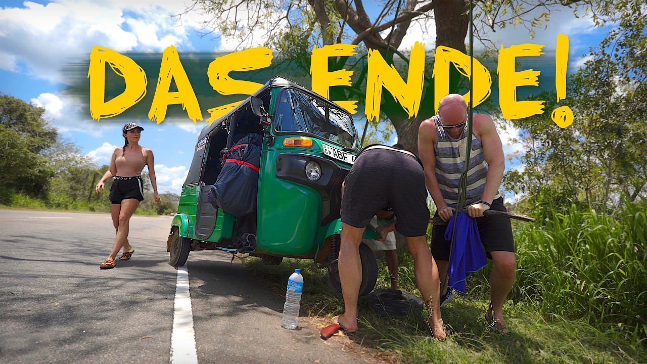 SRI LANKA Rundreise ENDET HIER! Unser TUK TUK gibt den Geist auf