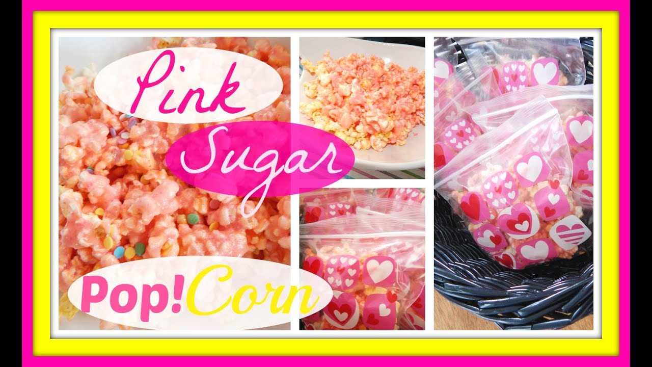 How to Make Pink Sugar Popcorn!