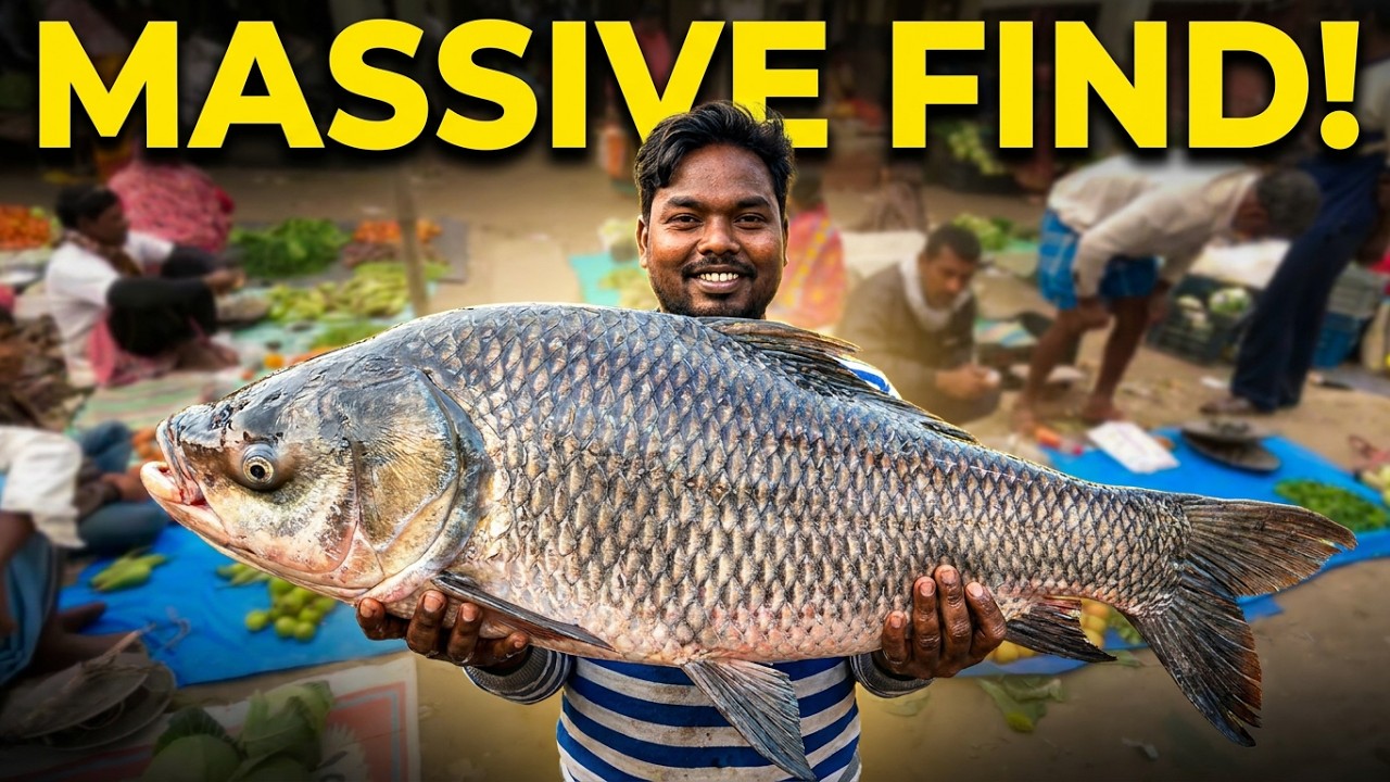 The largest fish market in the Sundarbans, Gosaba, West Bengal, India