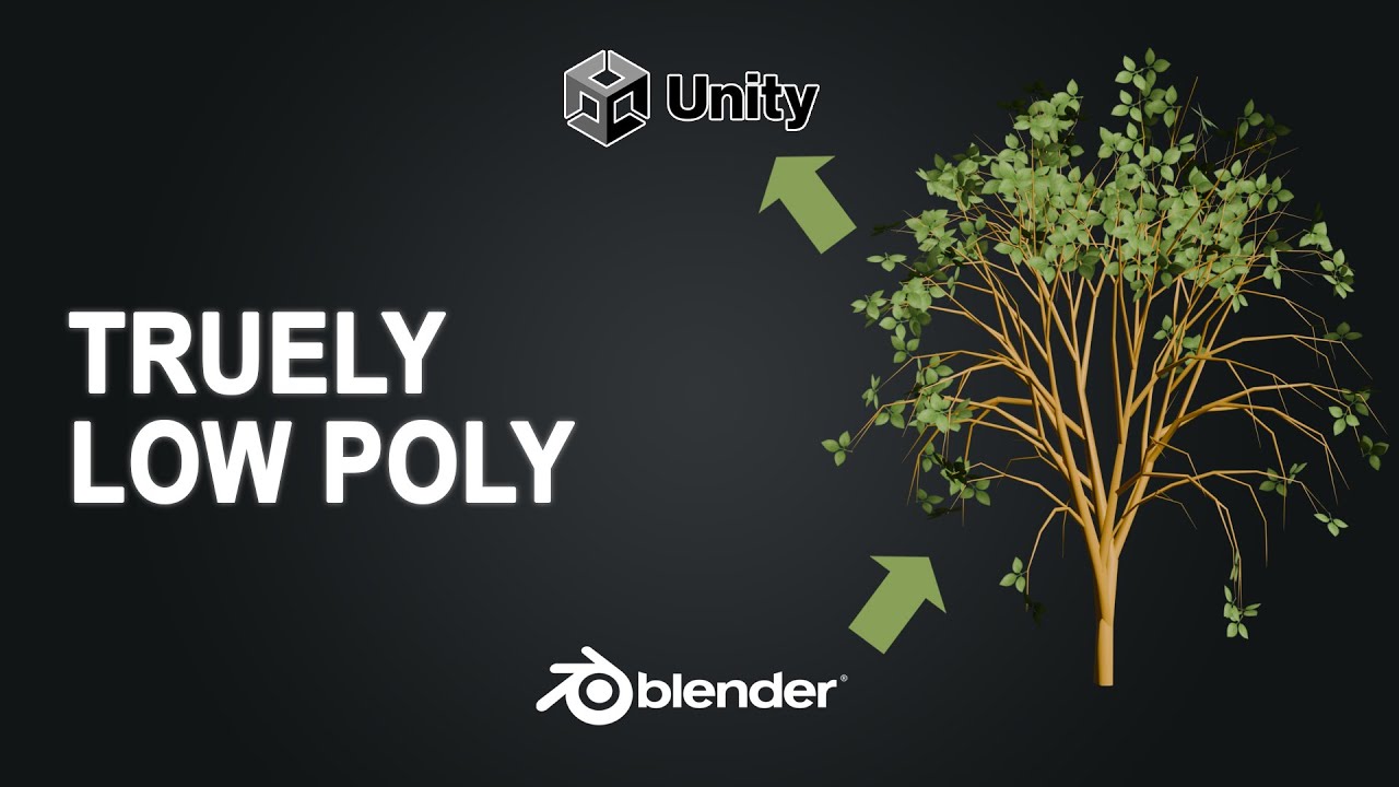 Make Game-Ready Low Poly Tree in Blender 4.2.3 & Unity | Game Asset Tutorial