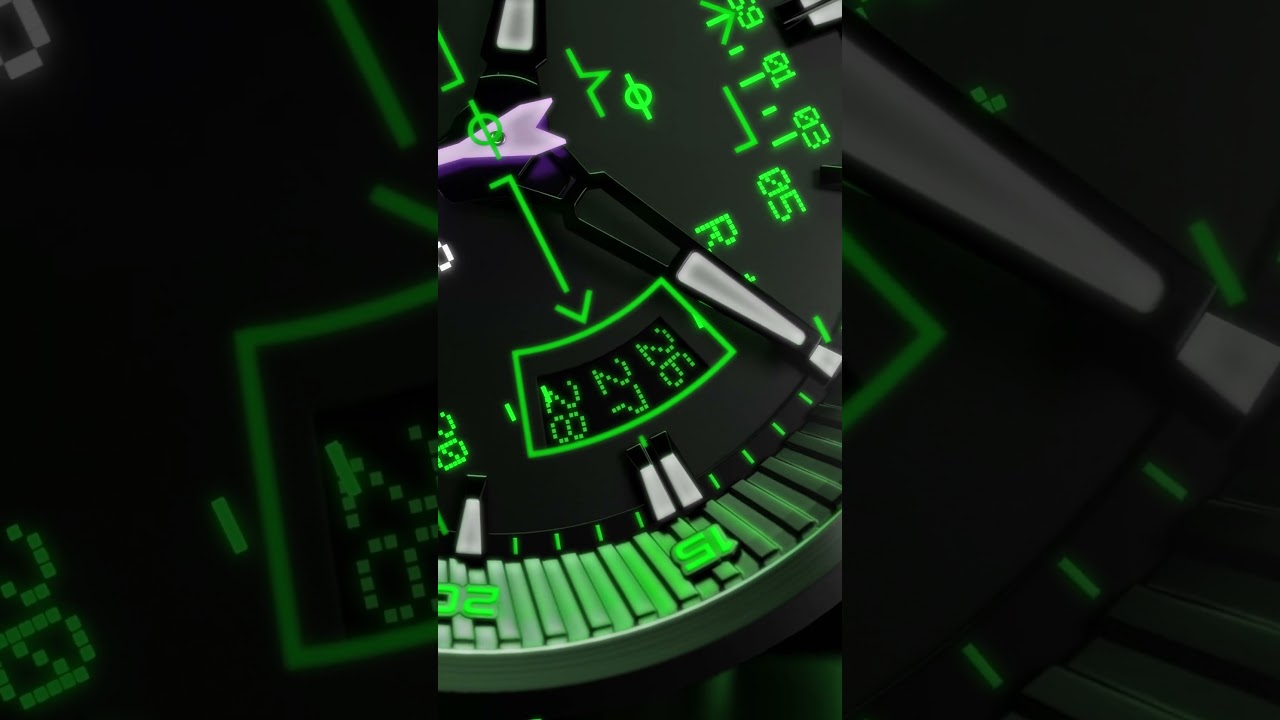 Hawker Harrier Automatic | Experience the HUD Effect | #avi8 #aviation #militaryaviation #watch