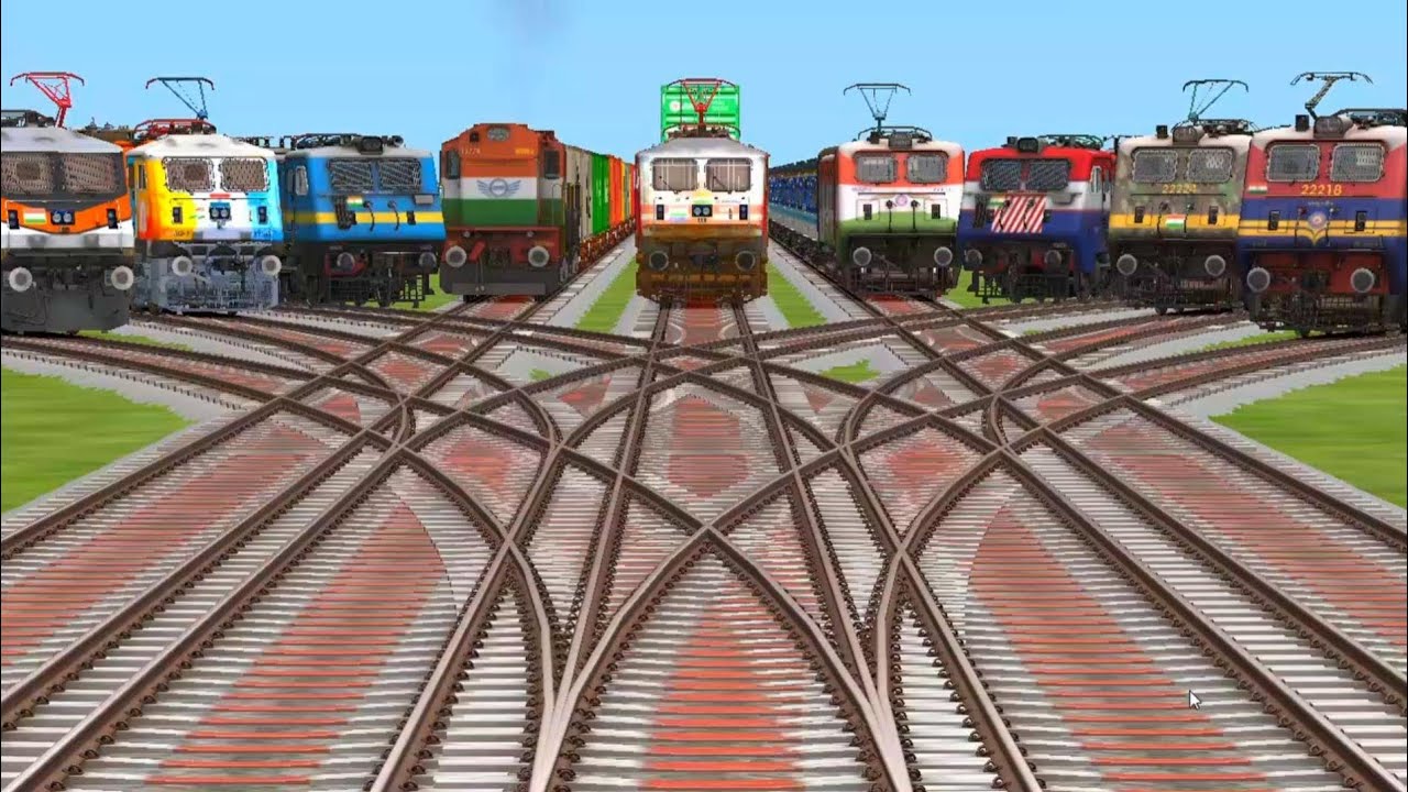 New station track ground railway station track locomotive train crossing bumpy rail station ground 