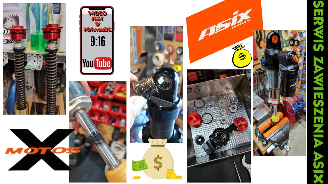 Relacja z serwisu zawieszenia z motocykla ASIX XB88 300 Lagi Podkładki Amorek i inne cuda wianki 😅