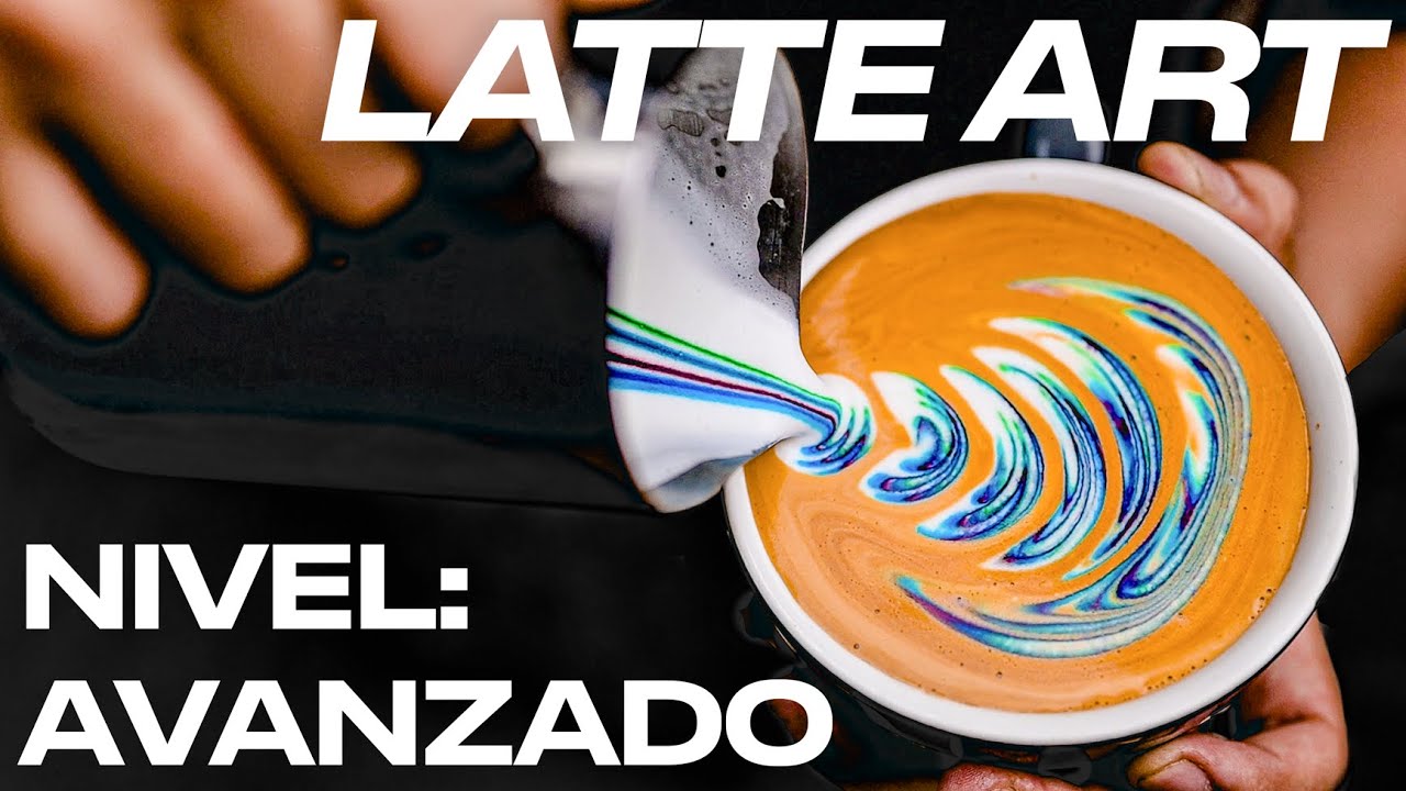 LATTE ART: CISNE, FÉNIX, ROSA / OSO, ELEFANTE / RAINBOW LATTE