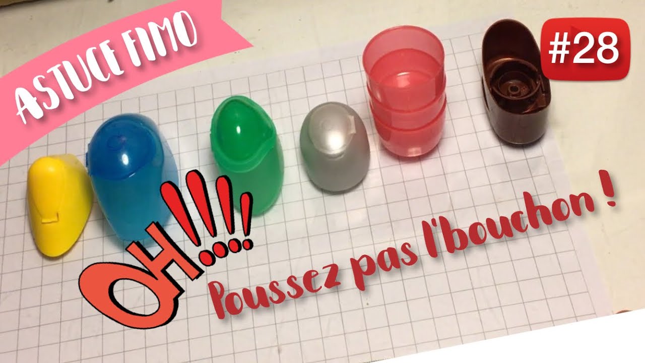 [Astuce Récup Fimo] : Emporte Pièces Avec Des Bouchons !