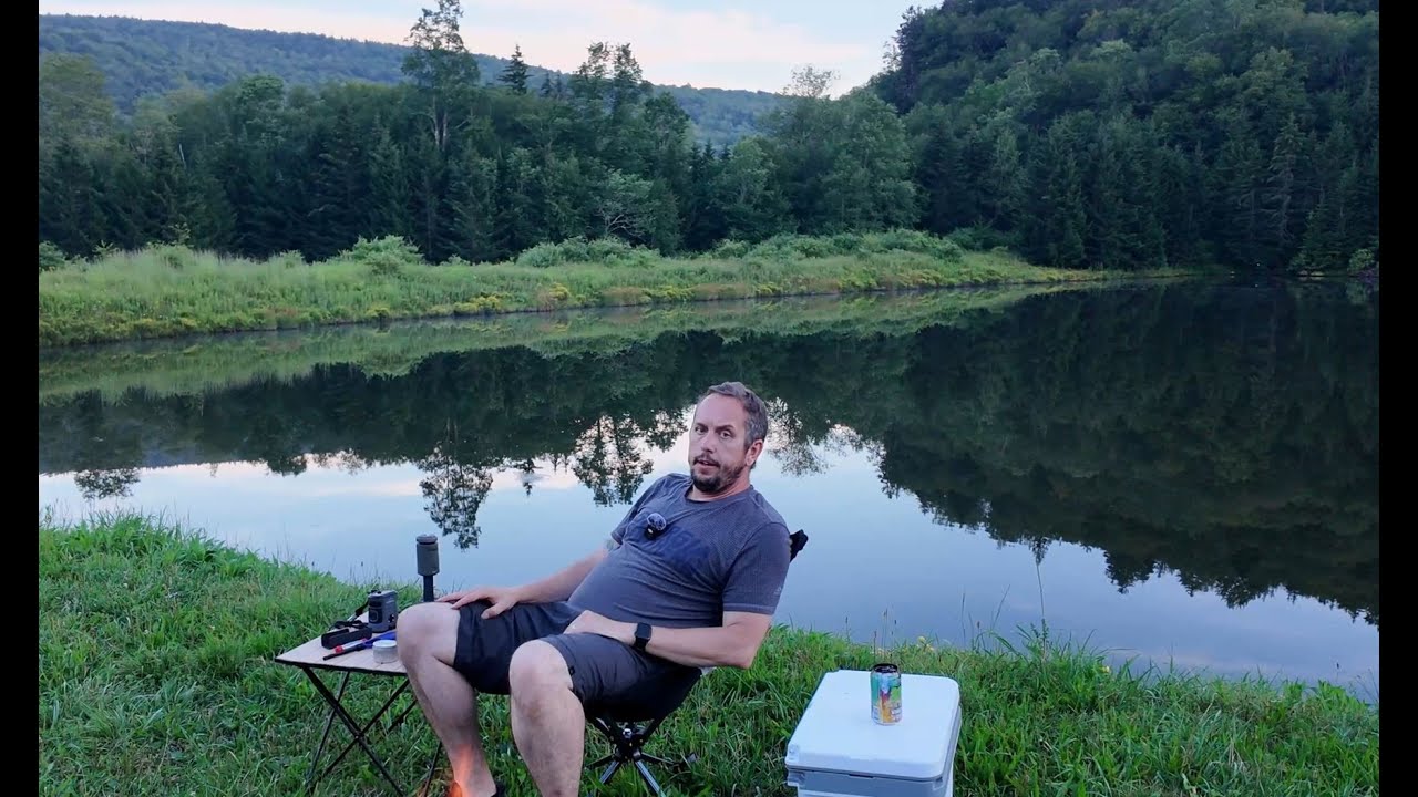 Mower Basin, WV,  Camping Near a Pond in the Mountains. Testing my Naturehike Mongar 2 Tent.
